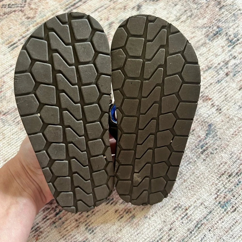 GAP Kids Brown Leather Braided Sandals Toddler size 9.5